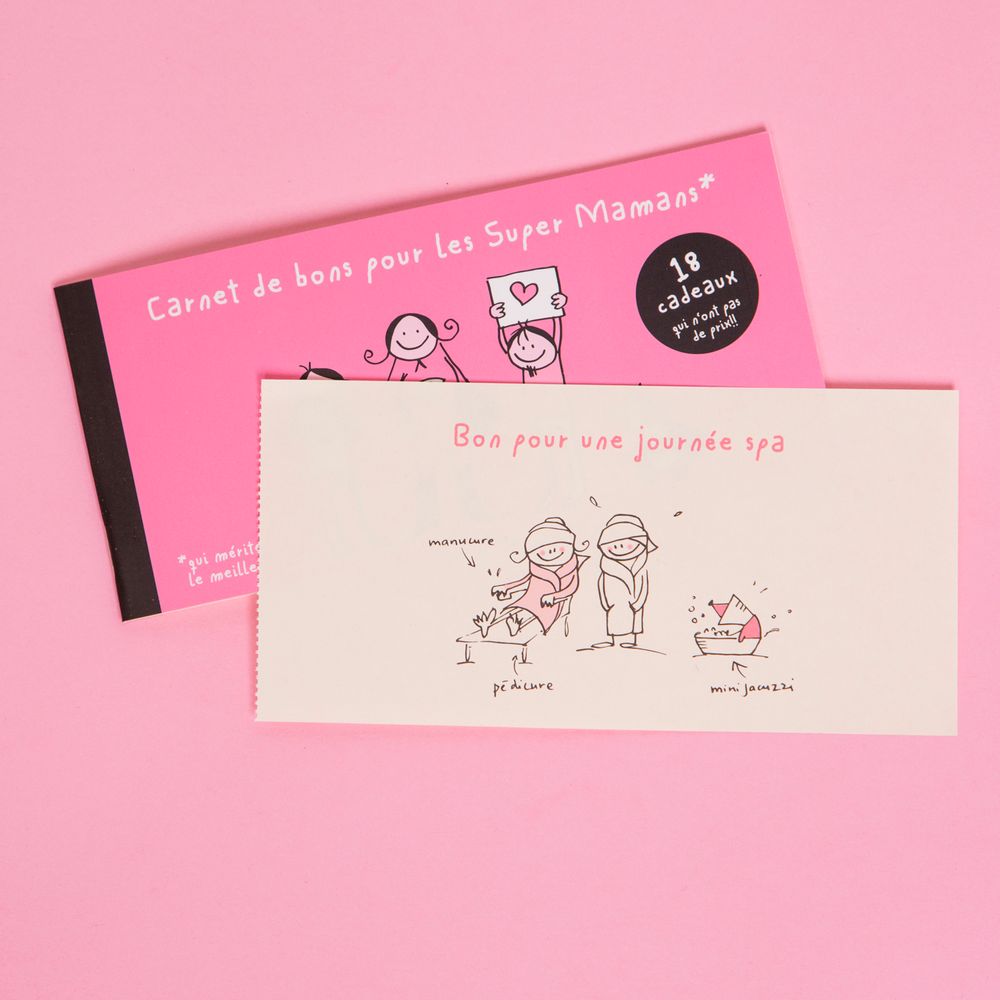 Cadeaux - carnet de bons - couples - amis - enfants - maman - PA DESIGN
