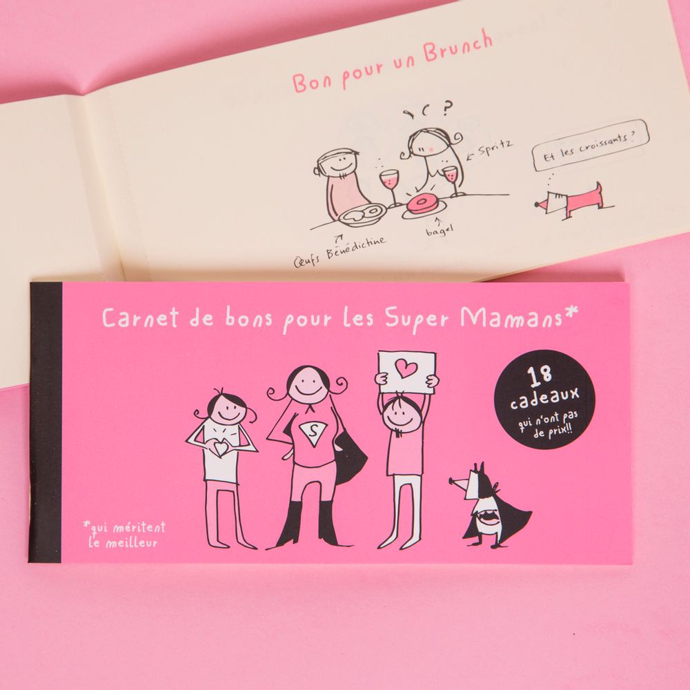 Cadeaux - carnet de bons - couples - amis - enfants - maman - PA DESIGN