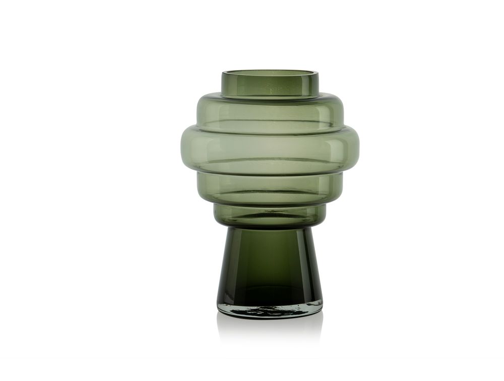 Vases - Totem green glass vase CR70145 - ANDREA HOUSE