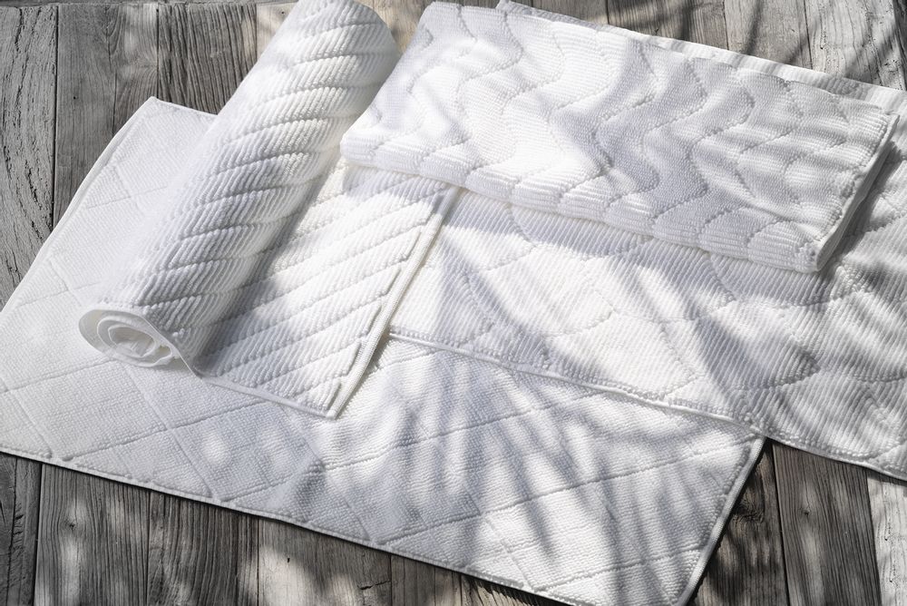 Other bath linens - Tile & Chevron & Diamond Bath Rugs - L'APPARTEMENT