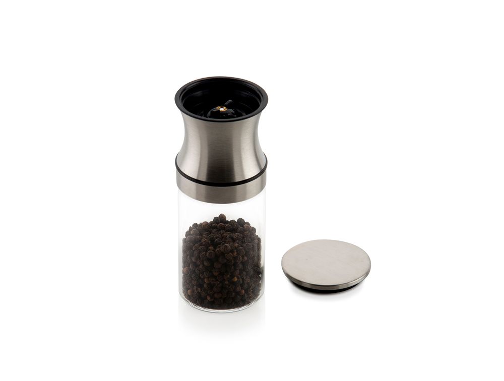 Tea and coffee accessories - Glass pepper mill MS70216 - ANDREA HOUSE