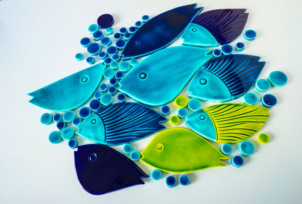 Other wall decoration - Ceramic aquarium wall covering - MARSIA STUDIO CERAMICHE DI MARIELLA SIANO