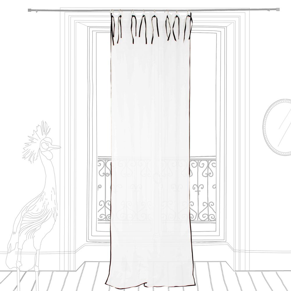 Curtains and window coverings - Liseré curtains - LE MONDE SAUVAGE BEATRICE LAVAL