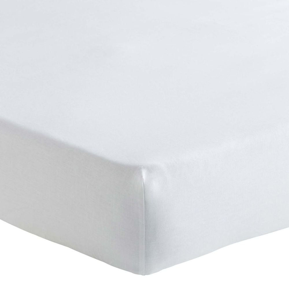 Bed linens - Ontario Blanc - Fitted sheet linen - ALEXANDRE TURPAULT
