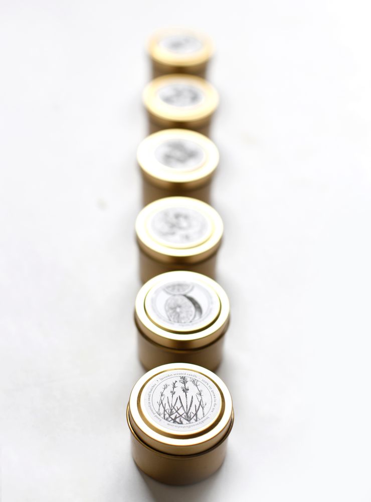 Accessoires à poser - Toasted Pumpkin Gold Travel Bougie - BROOKLYN CANDLE STUDIO