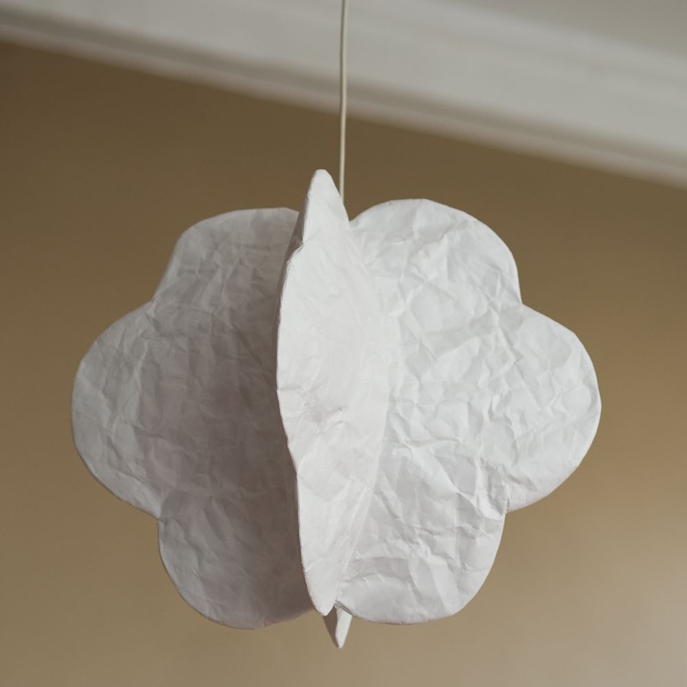 Objets de décoration - Lampe en tyvek : Nuage, Fleur ou Lutin - PA DESIGN