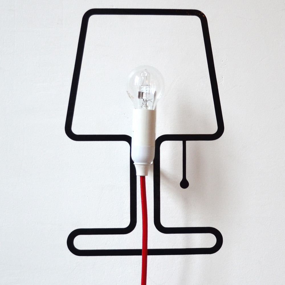 Aménagements pour bureau - TINY - Lampe + Sticker - PA DESIGN