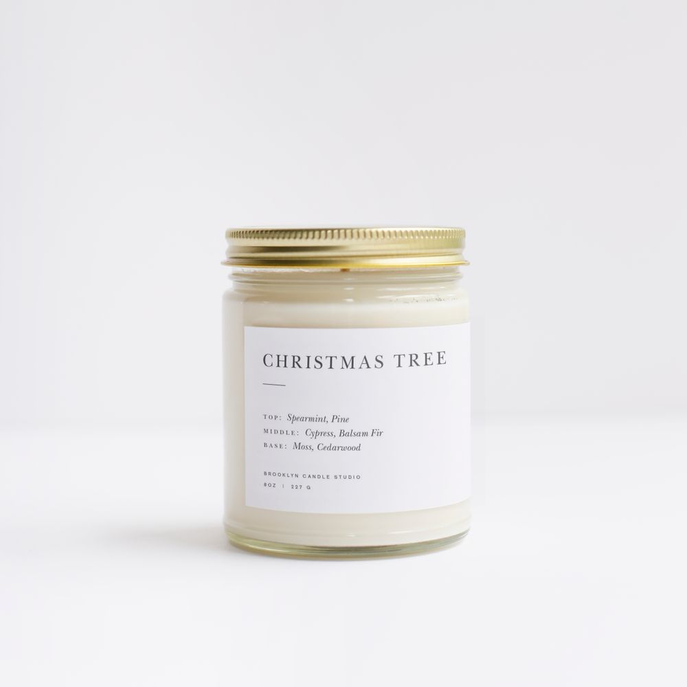 Décorations florales - Christmas Tree Minimalist Bougie - BROOKLYN CANDLE STUDIO