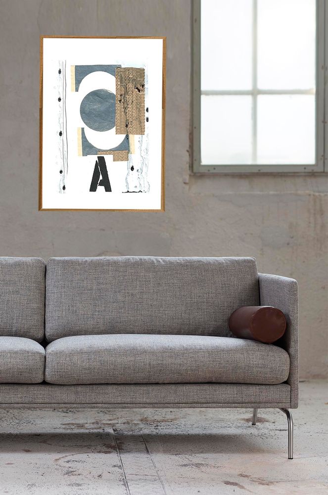 Poster - A for Abstract Art Print - METTEHANDBERG ART PRINTS