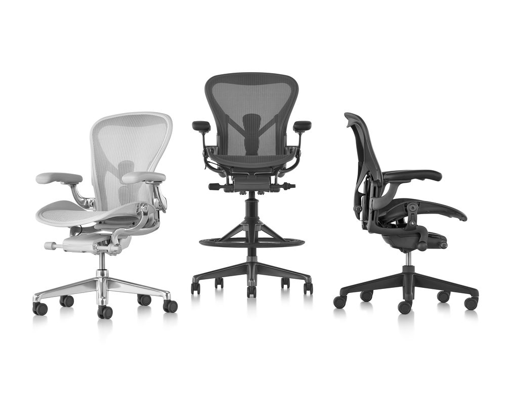 Assises pour bureau - Siège de bureau Aeron - HERMAN MILLER