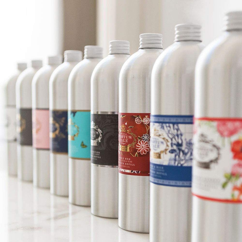 Parfums d'intérieur - Portus Cale Recharge Diffuseur Or et Bleu - CASTELBEL