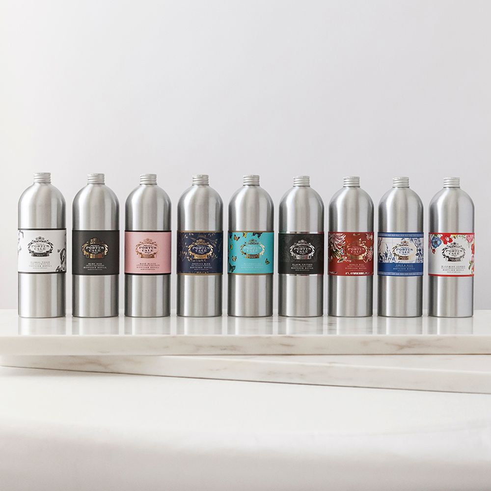 Parfums d'intérieur - Portus Cale Recharge Diffuseur Or et Bleu - CASTELBEL