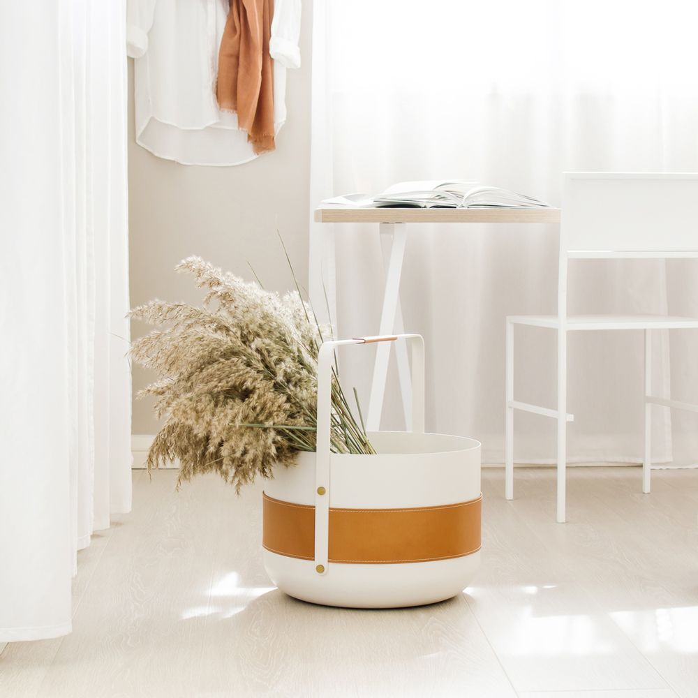 Design objects - Emma Basket - Blanc - ELDVARM