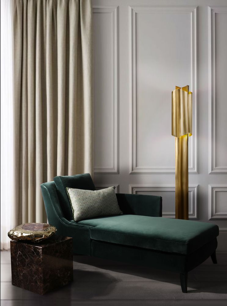 Office furniture and storage - COMO CHAISE LONG - MAISON VALENTINA