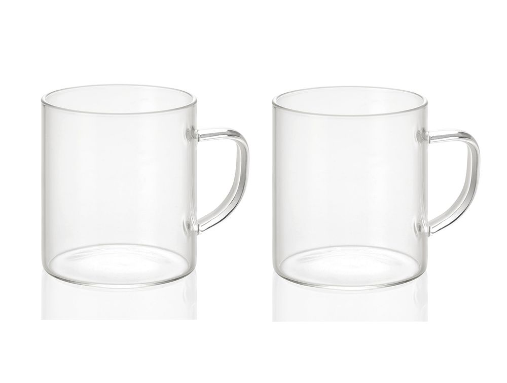 Ustensiles de cuisine - Lot de 2 tasses en verre MS19209 - ANDREA HOUSE