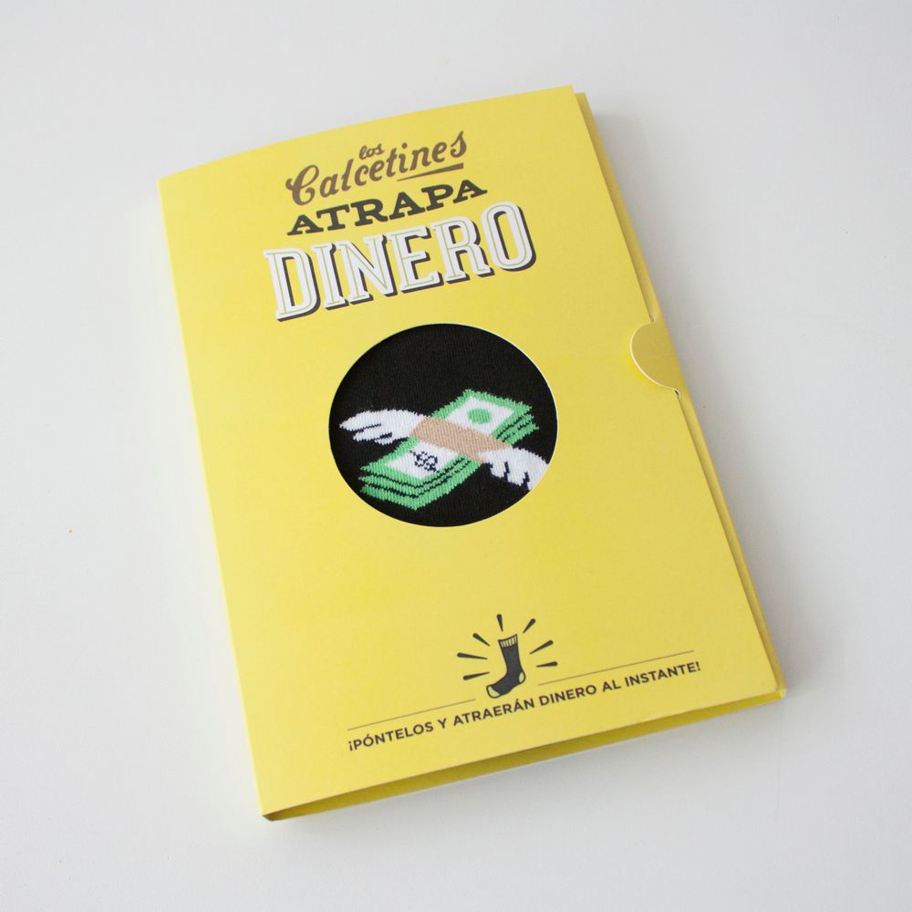 Cadeaux - Chaussettes The Money Catcher - DESIGNER SOUVENIRS