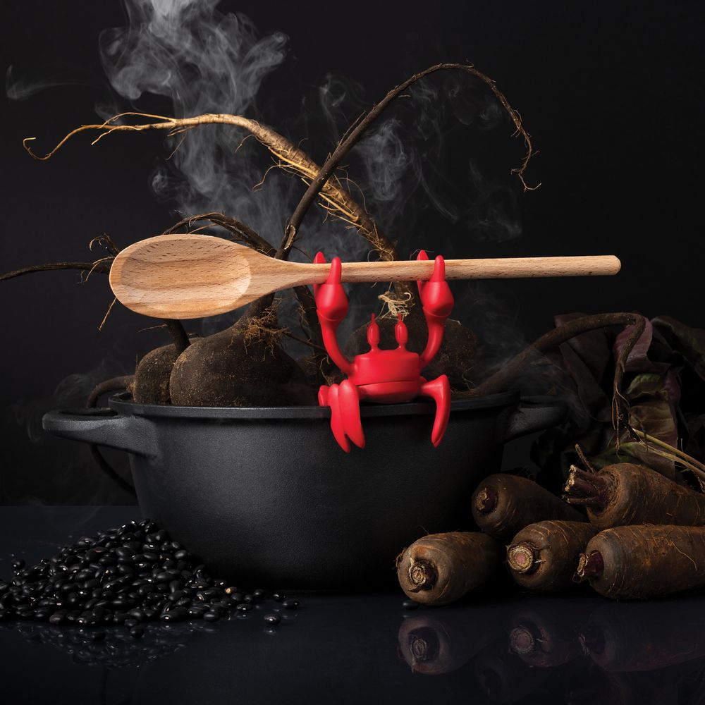 Accessoires thé et café - Red le crabe - porte cuillère ou boule à thé ou dévidoir de sopalin - PA DESIGN