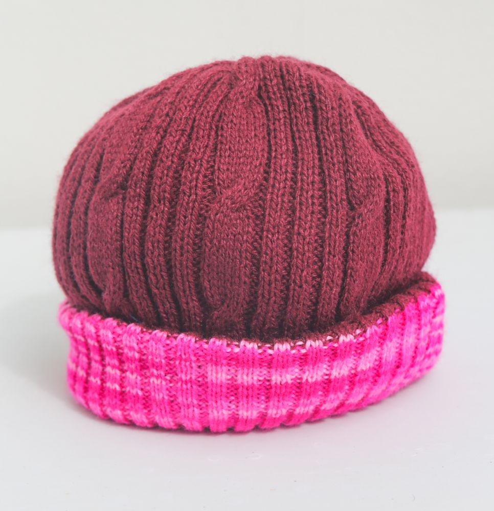 Hats - Reversible Knitted Hats - INES MENACHO