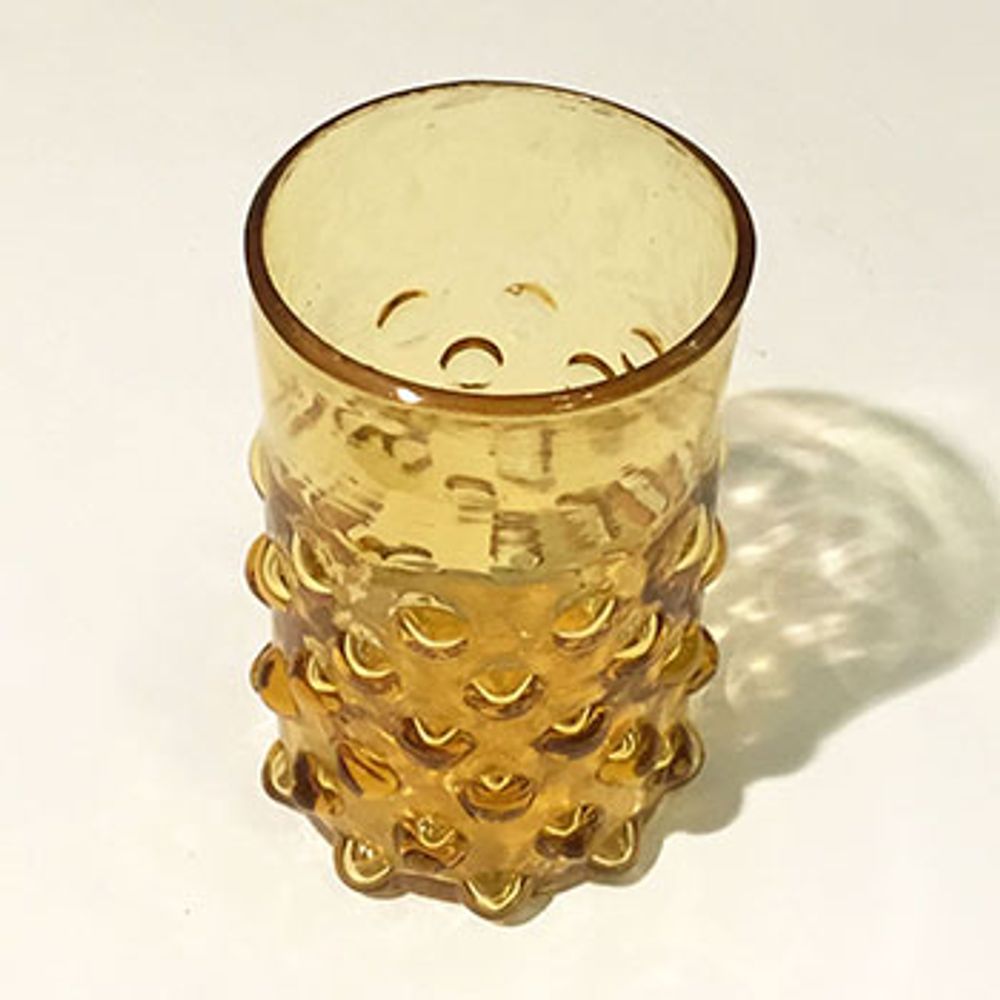 Glass - 1920s Glass - Bumpy Straight glass - SALAHEDDIN GLASSWARE