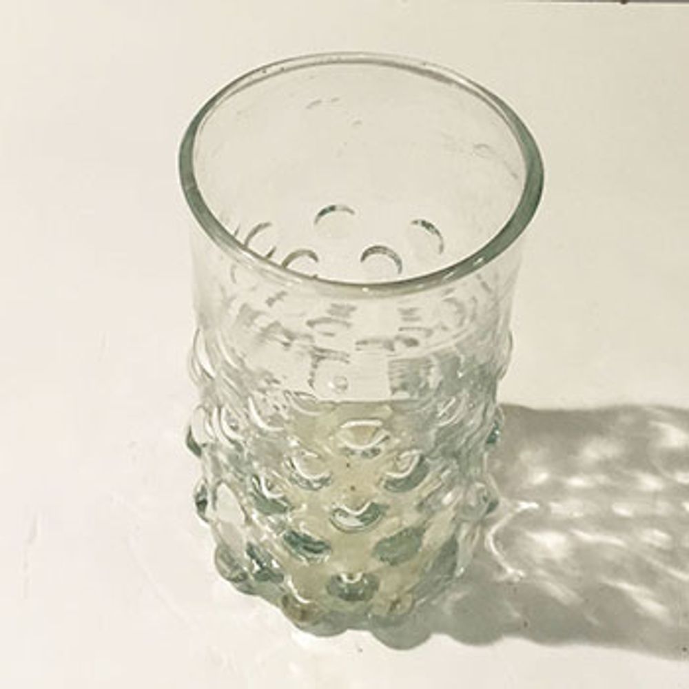 Glass - 1920s Glass - Bumpy Straight glass - SALAHEDDIN GLASSWARE
