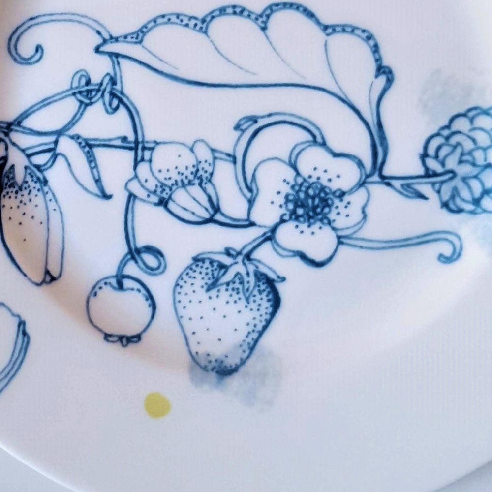 Ceramic - Blue Summer Plates - FRANCESCA COLOMBO