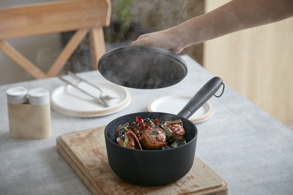 Poêles - Batterie de cuisine monolithique Poêle à frire (26cm) - JIA