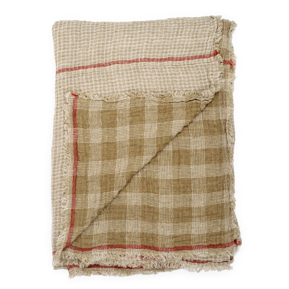 Throw blankets - Inverness Throw and Bedspreads - LE MONDE SAUVAGE BEATRICE LAVAL