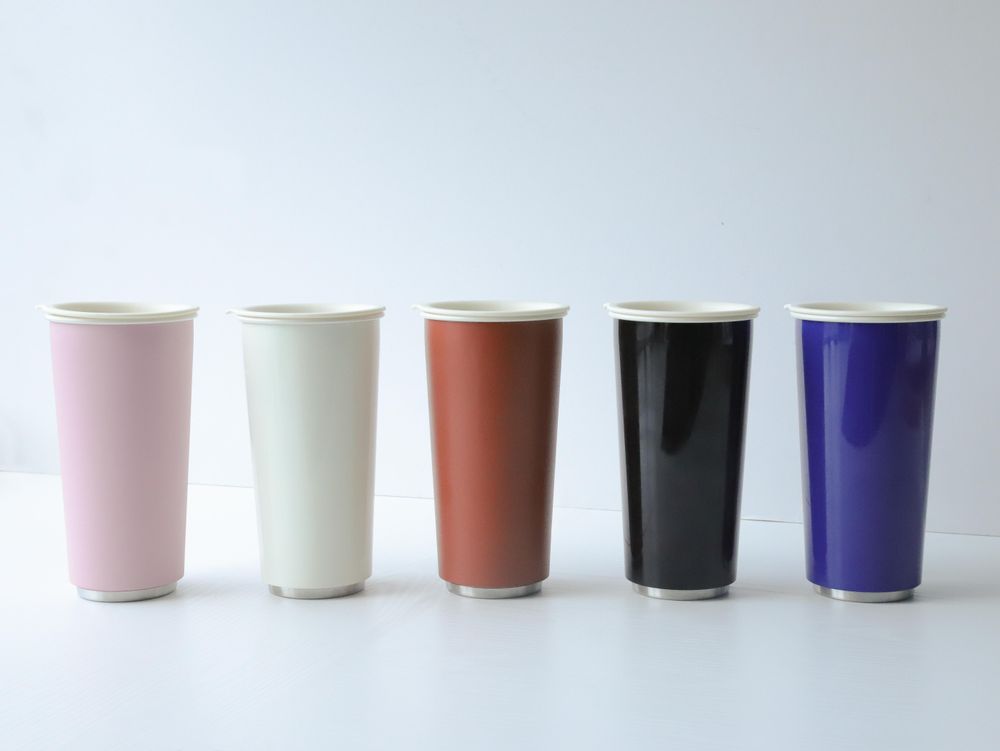 Tasses et mugs - Mug en émail sur acier inoxydable (350ml) - JIA