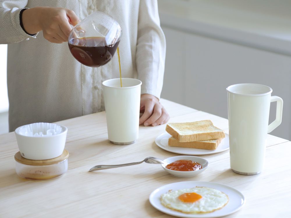 Tasses et mugs - Mug en émail sur acier inoxydable (350ml) - JIA