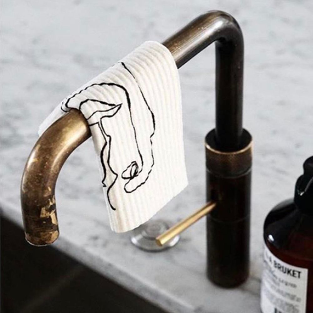 Tea towel - Biodegradable dishcloths that are both stylish and practical - METTEHANDBERG ART PRINTS