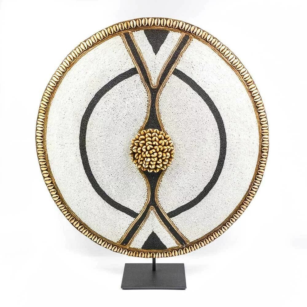 Objets de décoration - Bouclier en perle ou bouclier ou objet de décoration ou accessoires décoratifs - HOME DECOR FR