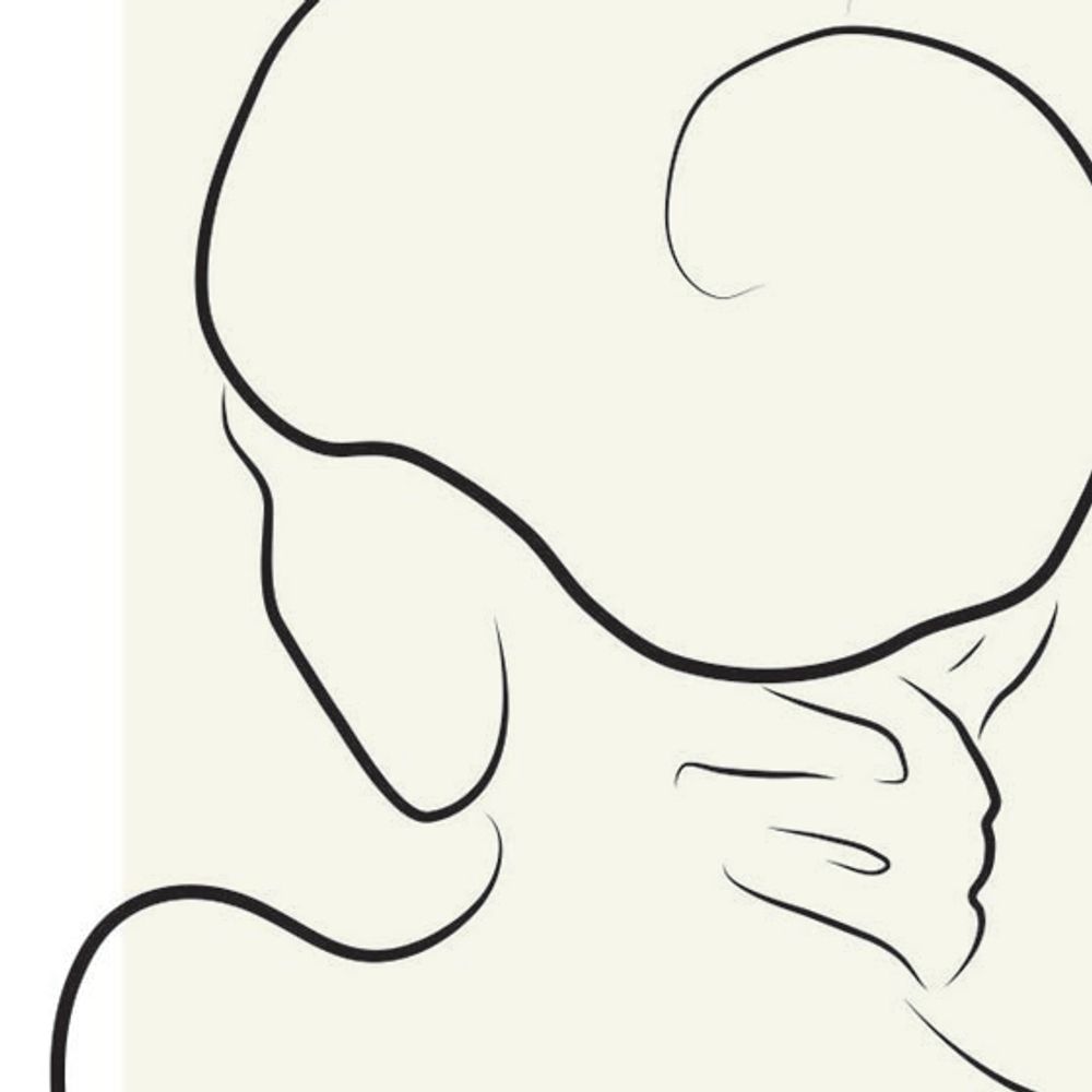 Poster - Embracing Silhouette Art Print - METTEHANDBERG ART PRINTS