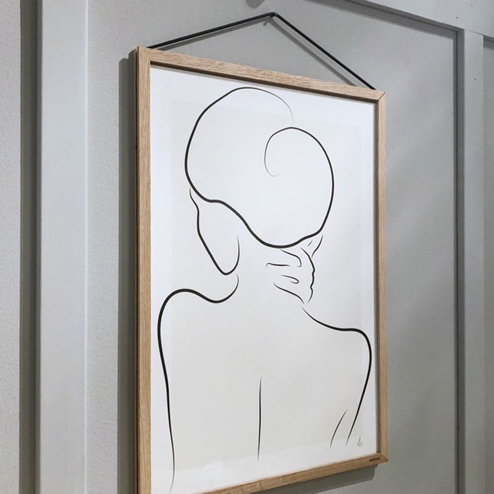 Poster - Embracing Silhouette Art Print - METTEHANDBERG ART PRINTS