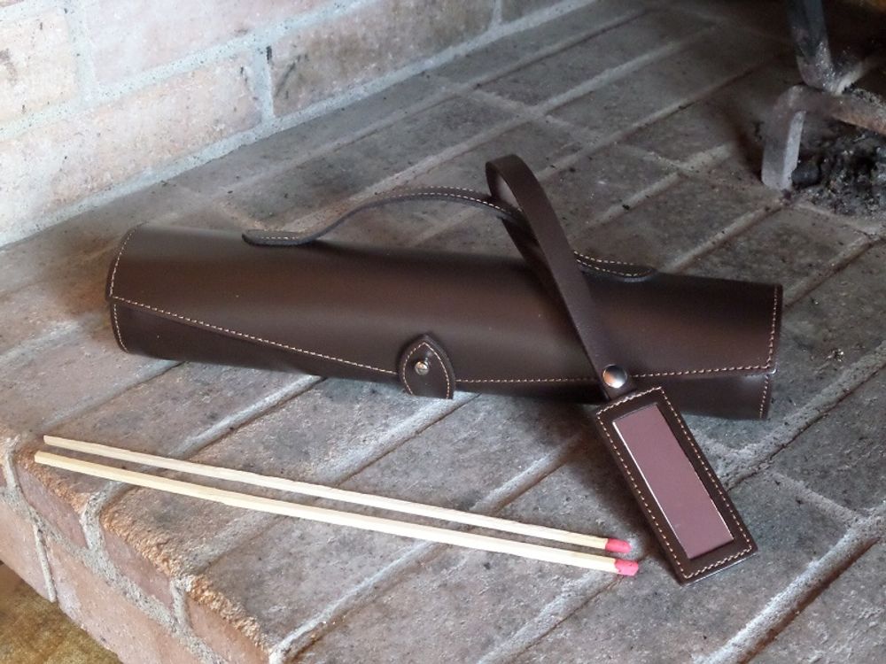 Decorative objects - LEATHER ARTICLES FOR THE FIREPLACE - MIDIPY