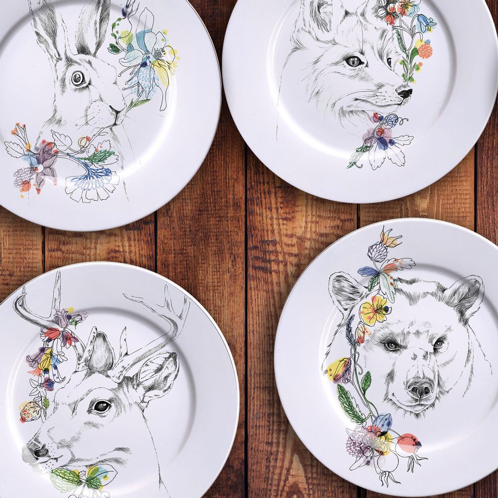 Ceramic - An Ode to the Woods _ Plates - FRANCESCA COLOMBO