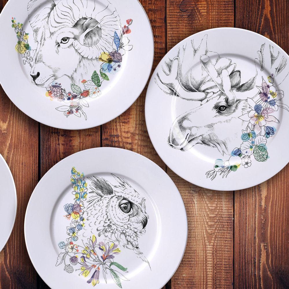 Ceramic - An Ode to the Woods _ Plates - FRANCESCA COLOMBO