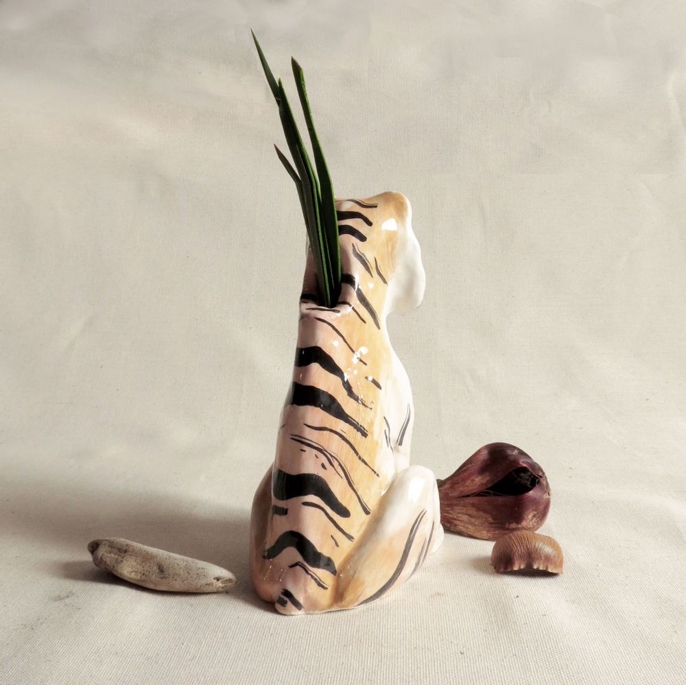 Vases - SCULPTURE VASE TIGRE - MARTA JORIO // CERAMICS, PRINTS AND TEXTILES