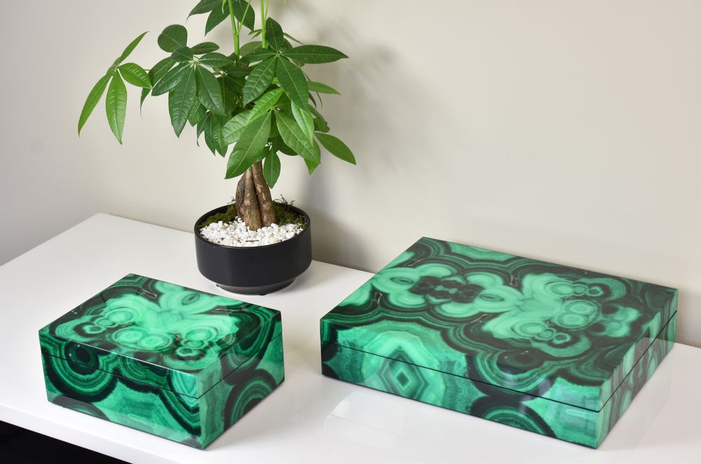 Objets de décoration - Collection Malachite - PACIFIC CONNECTIONS