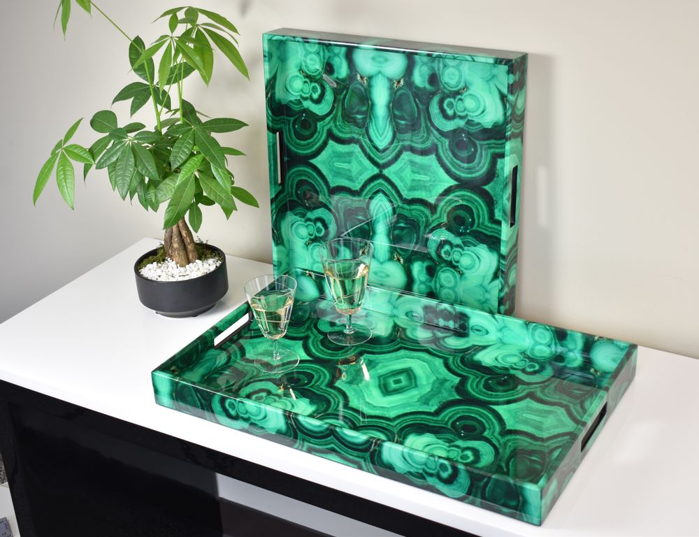 Objets de décoration - Collection Malachite - PACIFIC CONNECTIONS