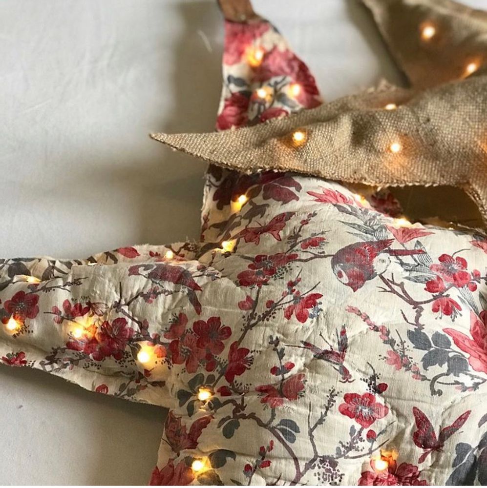 Other Christmas decorations - Star - ROSE VELOURS
