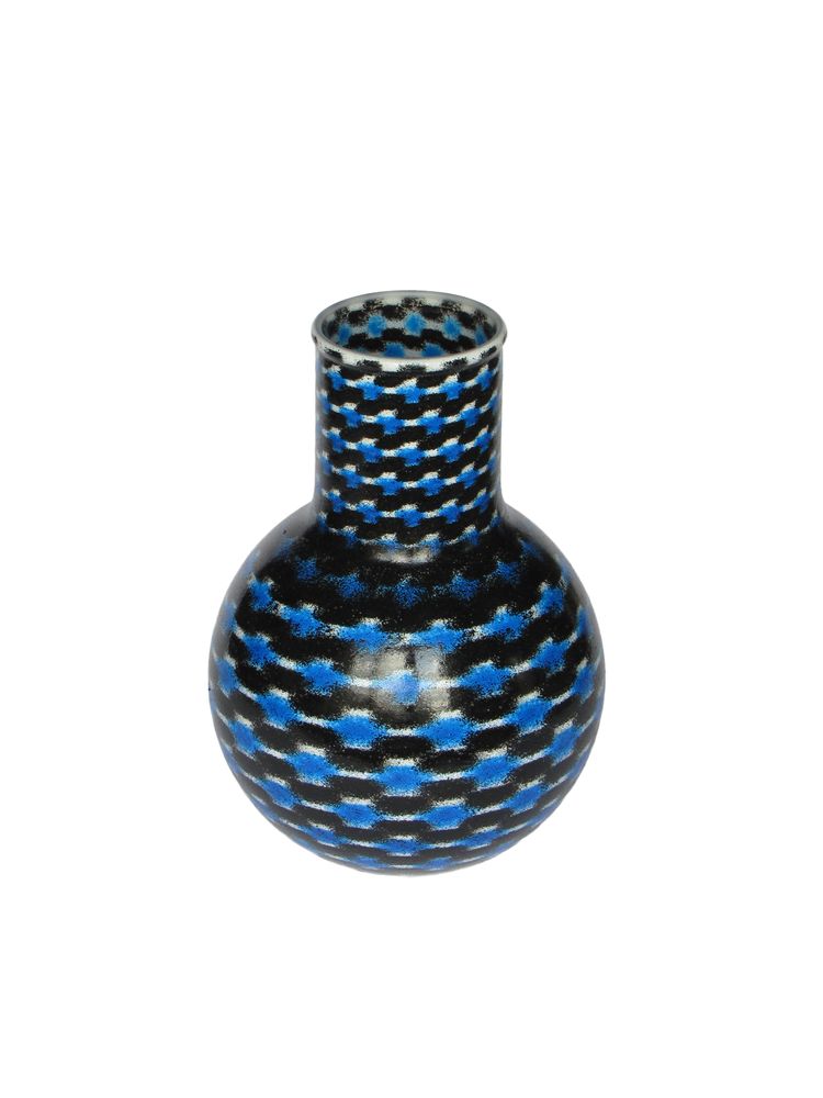 Vases - Blue Teleport Balloon Flask XLarge - SYNCHROPAINT