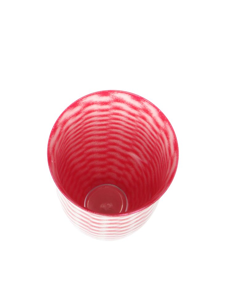 Objets de décoration - White on Red River Flower Vase MED - SYNCHROPAINT