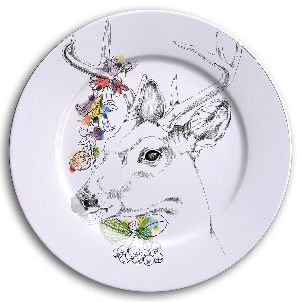 Ceramic - An Ode to the Woods _ Plates - FRANCESCA COLOMBO