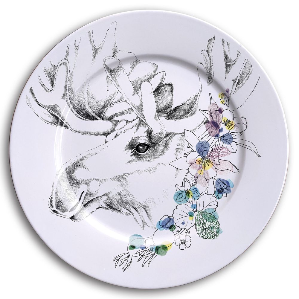 Ceramic - An Ode to the Woods _ Plates - FRANCESCA COLOMBO