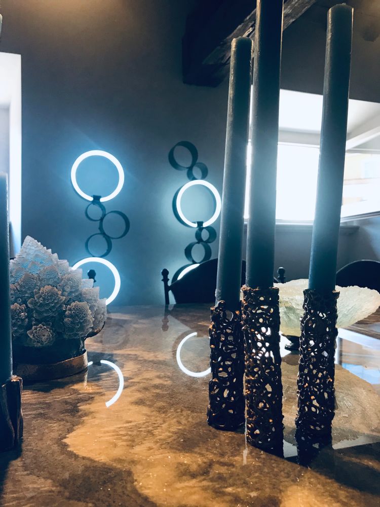 Objets design - Chandeliers - LUMEN - PATRIZIA CORVAGLIA JEWELRY AND ART