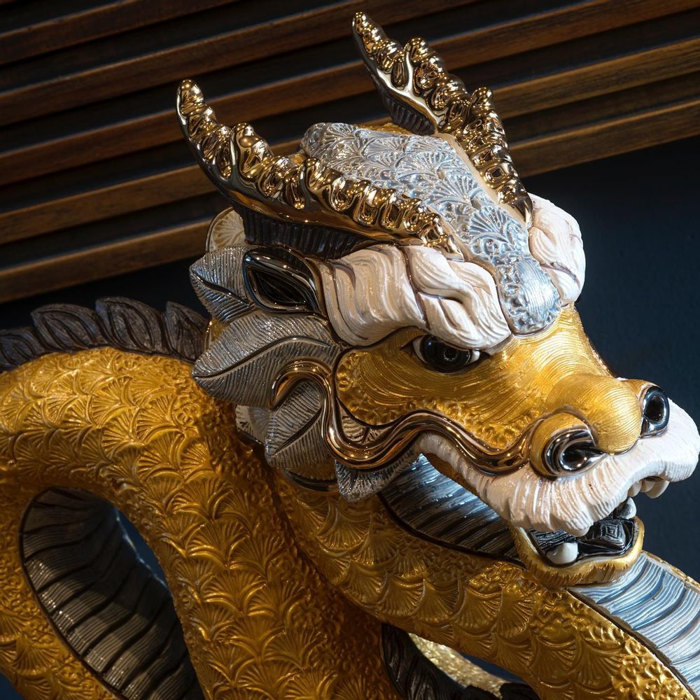 Céramique - Sculpture Dragon chinois - DEROSA