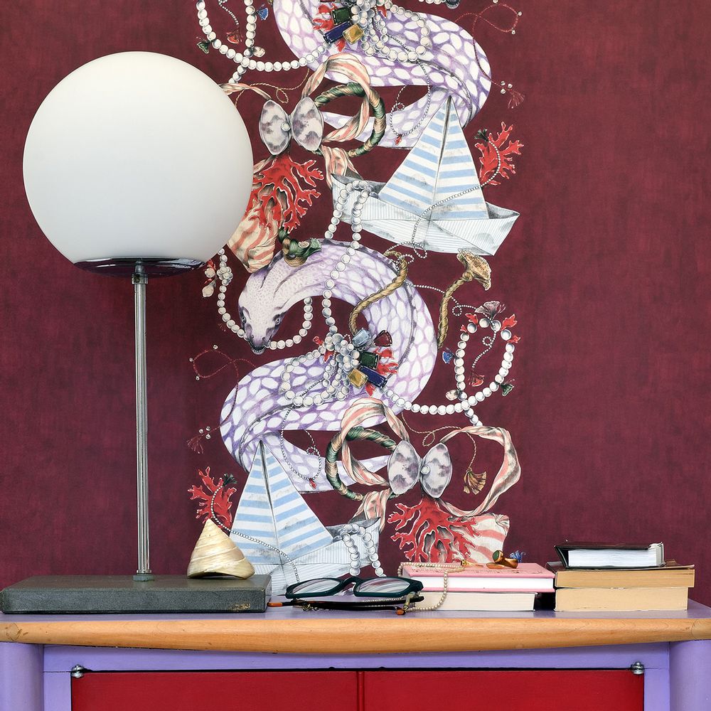 Hotel bedrooms - Underwater Wunderkammer _ Wallcovering - FRANCESCA COLOMBO