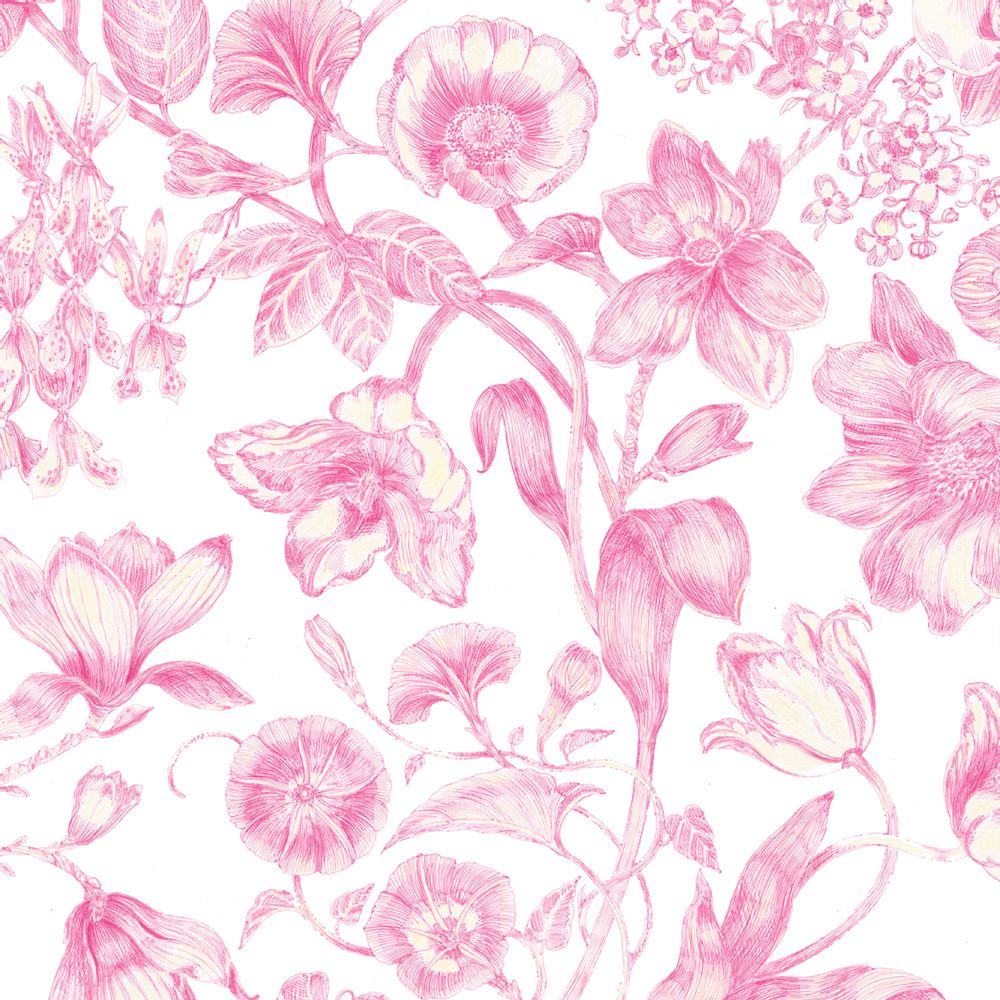 Hotel bedrooms - Marie-Antoinette wallcovering  - FRANCESCA COLOMBO