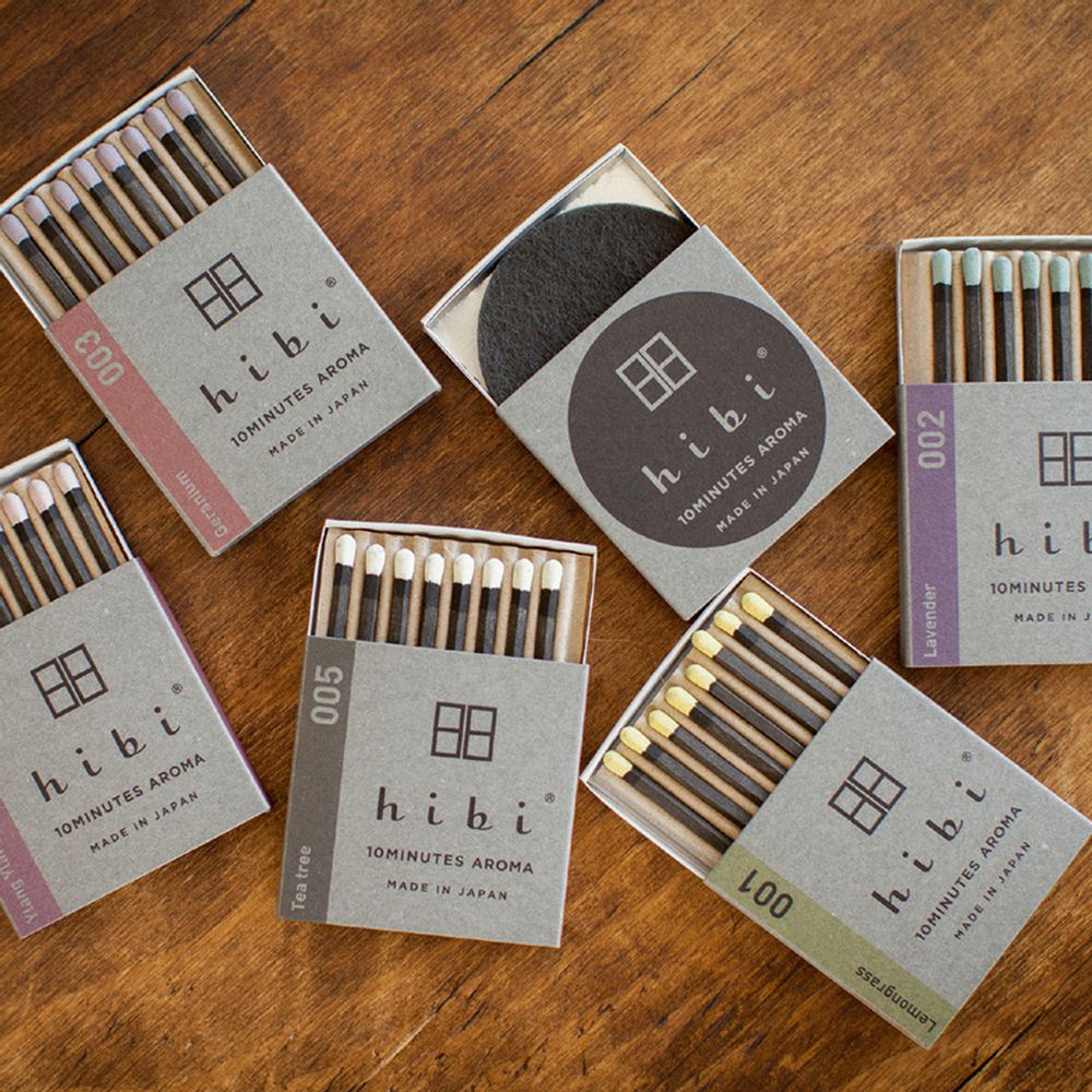 Home fragrances - A gift box of 5 fragrances  - HIBI 10MINUTES AROMA