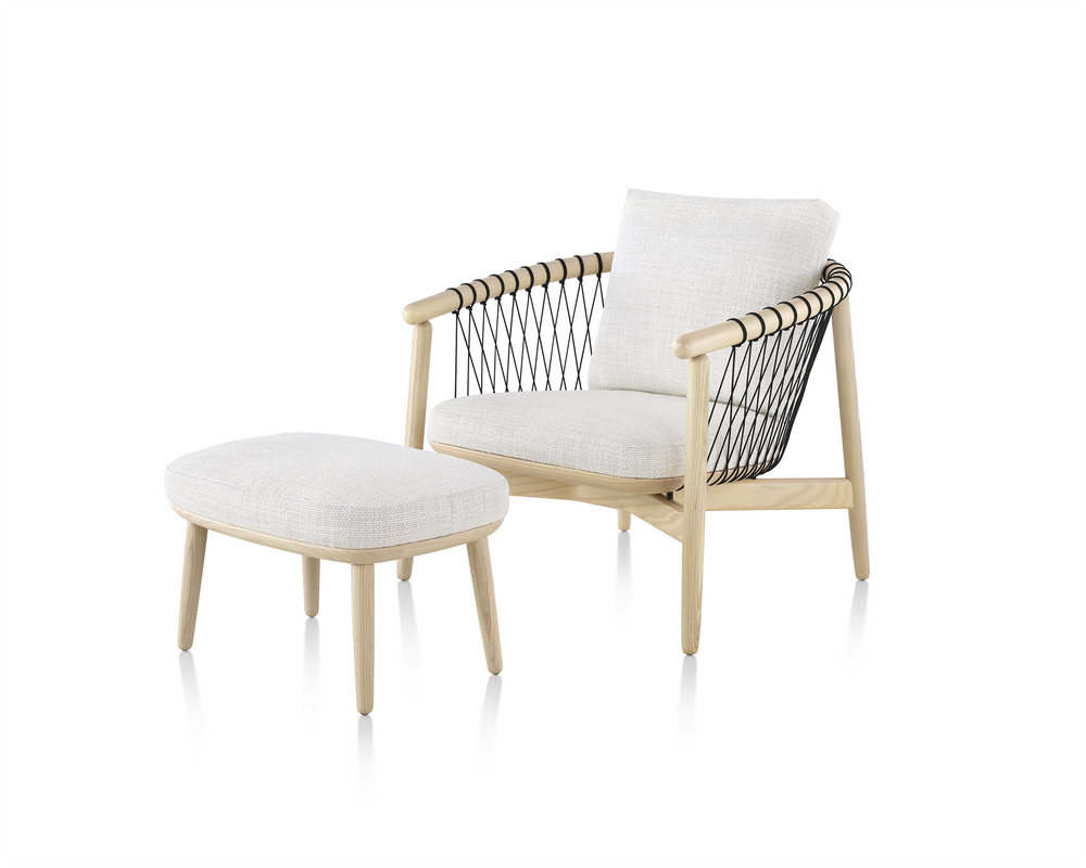 Assises pour bureau - Siège et repose-pieds Crosshatch - HERMAN MILLER
